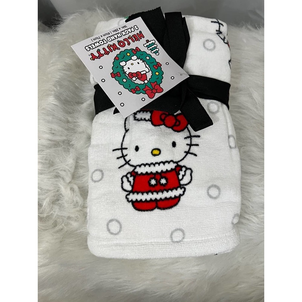 Holiday Hello Kitty Hand Towel 2 pack set
